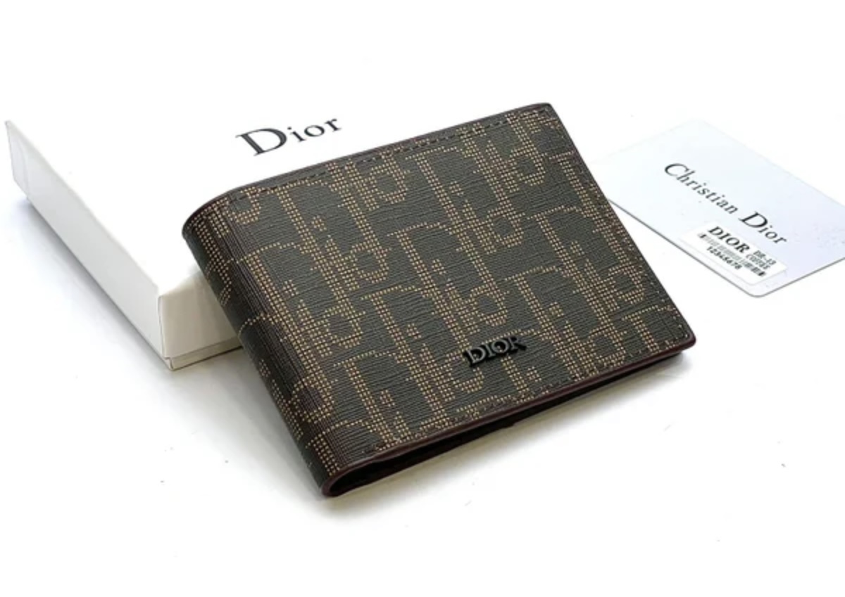 Dior Brown Men Wallet